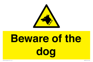 Beware of the dog